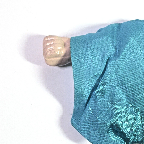 Vintage Chinese Opera Hand Puppet Porcelain Paper Mache Painted Thai Bali 12.5" - Picture 4 of 13